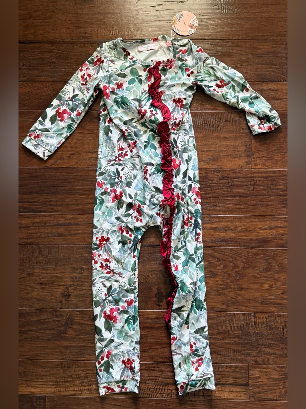 Sweet honey holly Christmas holiday layette 6